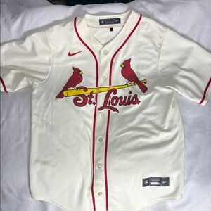 Nike Cream St. Louis Cardinals #28 Arenado Jersey
